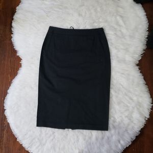 Black pencil skirt